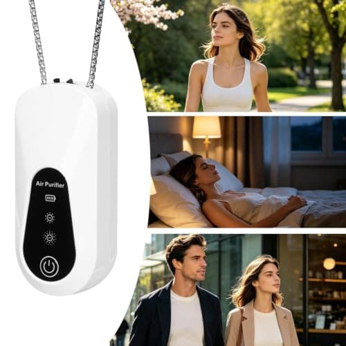 Personal Air Filter Rechargeable Quiet Personal Wearable Battery Filter — view 5
