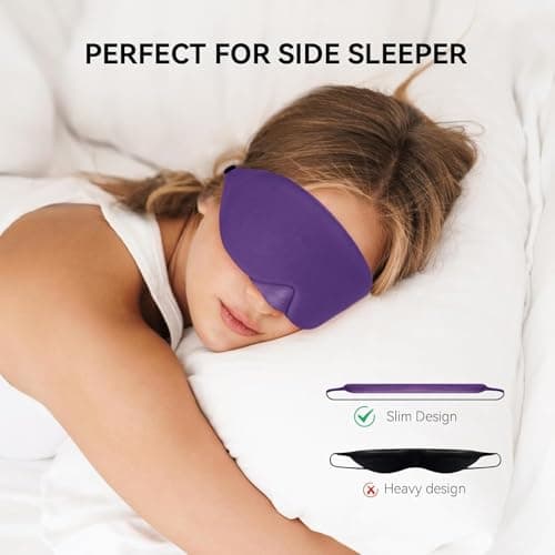 Mavogel Cotton Sleep Mask with Updated Bending Nose Design, 100% Handmade — view 4