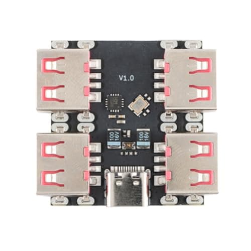 Yominerr USB 2.0 to 4 Channels Ways Hub USB2.0 Splitter USB2.0 4-Port Controller Expansion Module — view 3