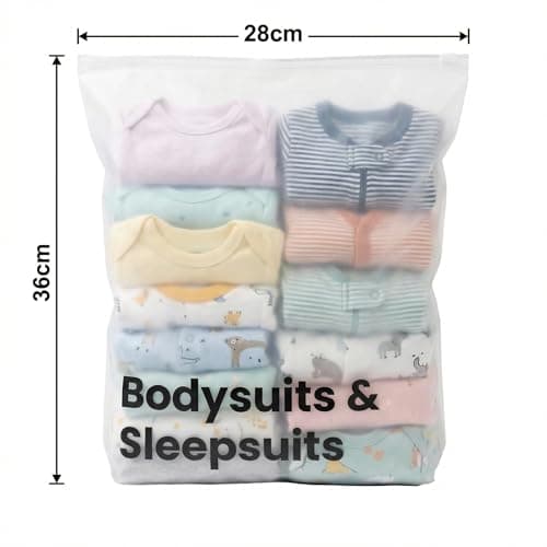 21x Maternity Hospital Bag Organiser Pouches, Includes Planner Book, Large Zip Lock Bags For Maternity Essentials And Baby or Mother, Pregnancy Hospital Bag | Pregnancy Essentials | Baby Shower — view 5