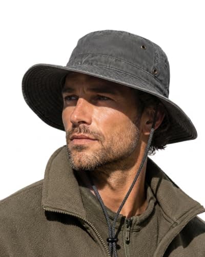 Zylioo XL/XXL/3XL Sun Hats Men Big Heads Hats Large UPF50+ Safari Hat
