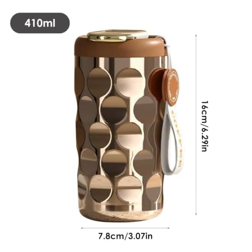 Insulated Coffee Mug - Ceramic Liner Stainless Steel Temperature Read Mug — view 2