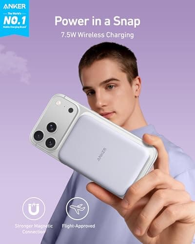 Anker 621 MagGo Power Bank, 5,000mAh Magnetic Portable Charger — view 2