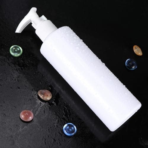 6 Pack 250ml Plastic Pump Dispenser Lotion Bottle White — view 2
