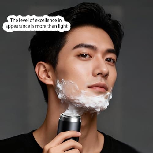 Shaver Men Electric Waterproof Electric Shaver Portable Washable Rechargeable Small New Year Gift Travel Friendly Beard Trimmer — view 2