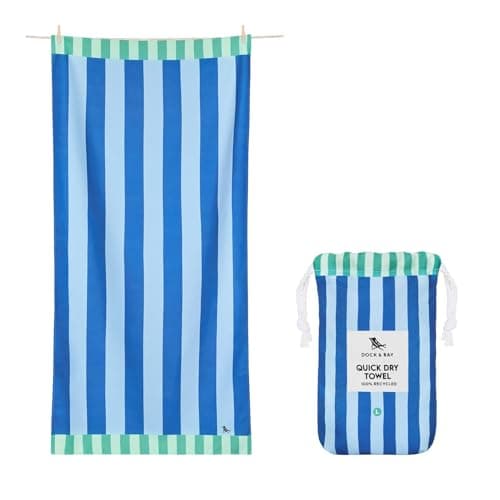 Dock & Bay Quick Dry Beach Towel - Blue Sky, Large