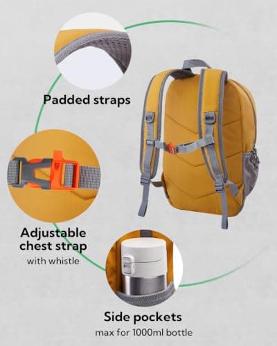 Waterfly Small Hiking Backpack 12L: Mini Lightweight Sport Rucksack — view 5