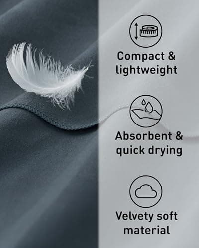 Fit-Flip Swimming towel – quick dry microfibre beach towel — view 2