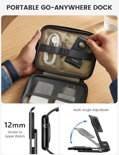 Lamicall Foldable Charger Stand for Apple Watch-[Ultra-Thin]Charging Holder — view 4