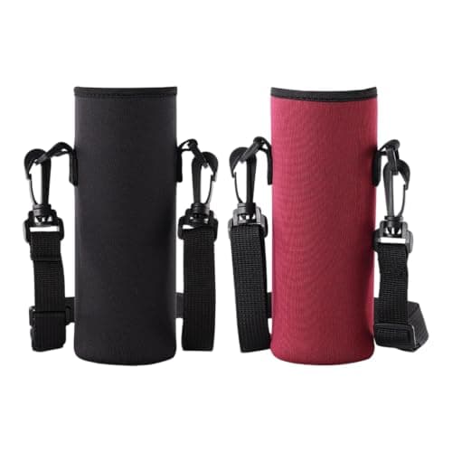 WSXQAZ 2PCS Water Bottle Carrier Bag, Portable Neoprene Water Bottle Sleeves