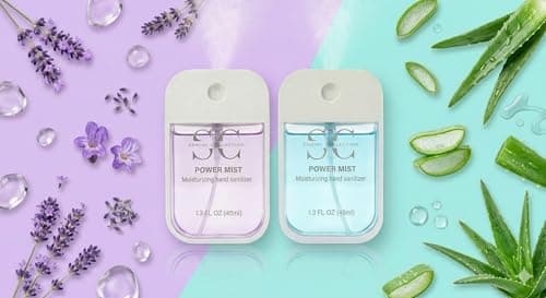Hand Sanitizer Travel Size 2 Pack (Aloe Vera & Lavender), Pocket Size Sanitizer for Purse, Car, Office & Travel, Quick Absorbing, Non-Sticky, Refreshing Scent, Daily Personal Care Essential — view 2