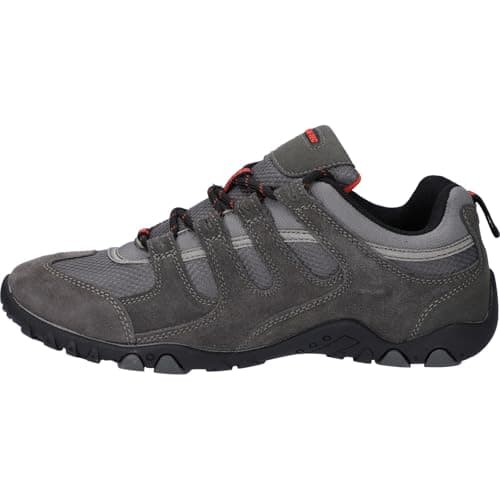 Hi-Tec Men's Quadra Ii Walking Shoe,Charcoal/Zingy RED, 8 UK — view 5