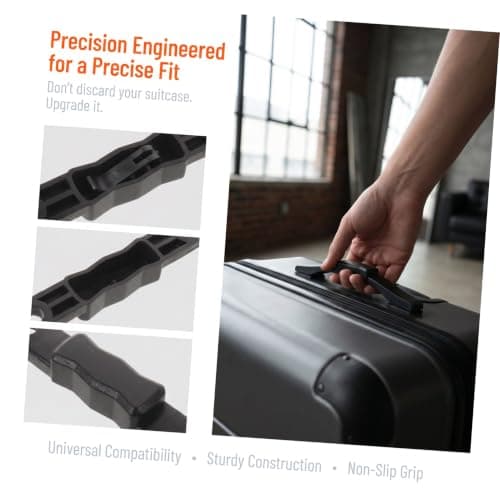 Ipetboom Suitcase Handle Button Repair Kit Black Plastic Round Travel — view 3