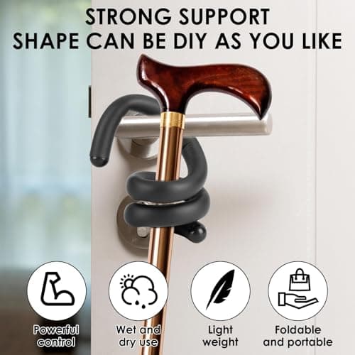 3Pcs Crutches Holde Universal Ties Walking Stick Holder Stick Holders — view 2