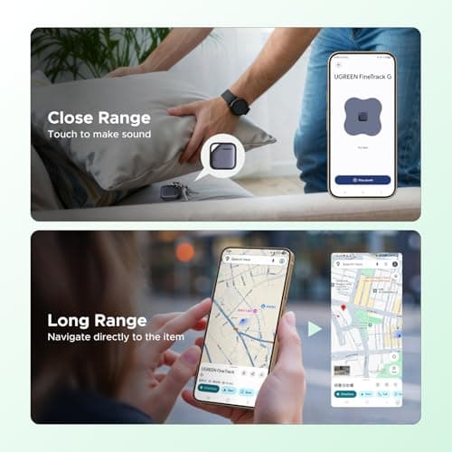 UGREEN FineTrack G Tracker Tag for Find Hub, 4 Pack, USB-C Rechargeable — view 3