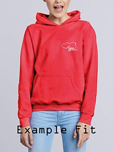 Hippowarehouse I Need a Phone with 500% Battery Kids Children's Unisex Hoodie Hooded top Maroon — view 3