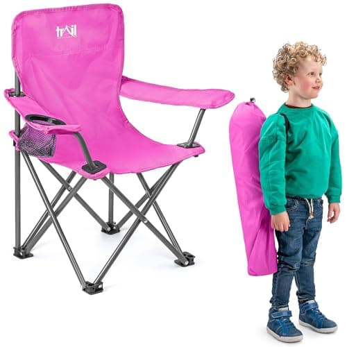 Trail Eagle Kids Camping Chair, Bright Pink