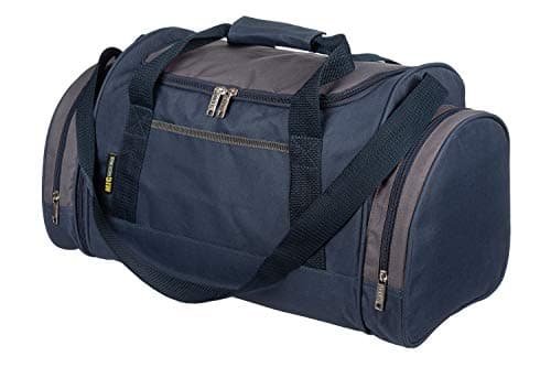 Mens & Womens Sports & Gym Travel Holdall Bag in Navy Blue — view 2