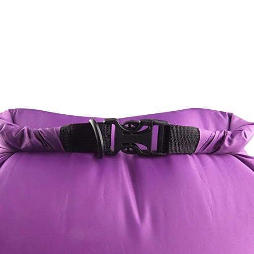 Inzopo Waterproof Roll Top Compression Bag Dry Sack for Camping Floating - Purple, 80L — view 3