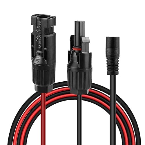 helpers lab Solar Plug to DC8020 Female Solar Powered Charging Cable Solar Panel Cable DC8020 Adapter Compatible with SolarSaga 200W Powerstation 1.8m — view 6