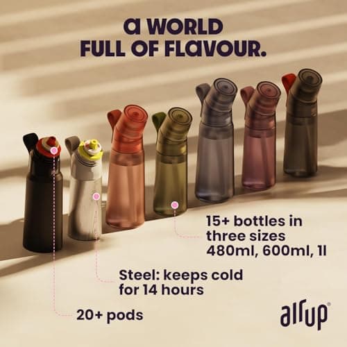 AIR UP water bottle Twist Pro Lavender 600ml Starter Set, 5 Scent Pods — view 6