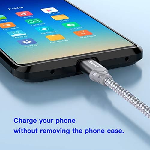 Siwket Micro USB Cable 5Pack 1M, Braided USB A to Micro Charge Cable Android Charger Cable Data Sync Cord for Samsung Galaxy J7,S7,S6,Kindle Fire,Fire HD Tablets,PS4 Controller,Sony,HTC,LG,Moto,Huawei — view 6