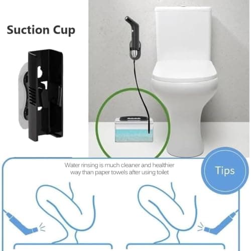 Portable Bidet for Travel – Rechargeable Handheld Shattaf Sprayer with 2.3L Tank, Muslim Shower for Camping, RV, and Outdoor Hygiene — view 6