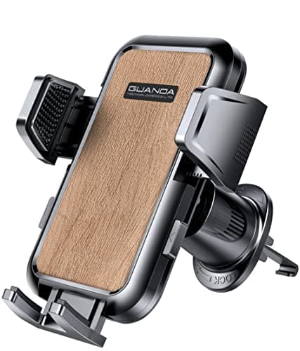 2026 Newest Car Phone Holder Air Vent, Upgrade Hook Clip Mobile Phone Holder for Cars, 360° Rotable Car Phone Mount, Handsfree Phone Cradle for iPhone 15 14 13 12 Pro Max All 4''-7'' Smartphones