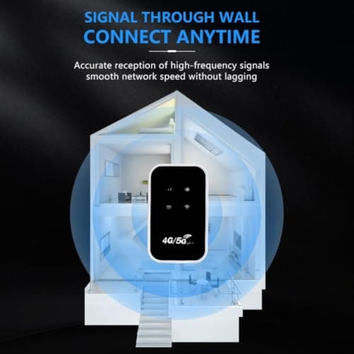 ABS Pocket WiFi Device Compact Travel for internet Dongle ABS(black) — view 2