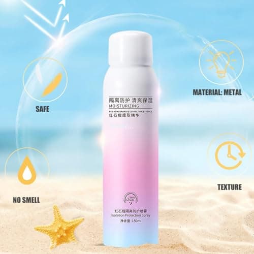 150ml Pink Metal Outdoor Sunscreen Spray for Moisturizing — view 6