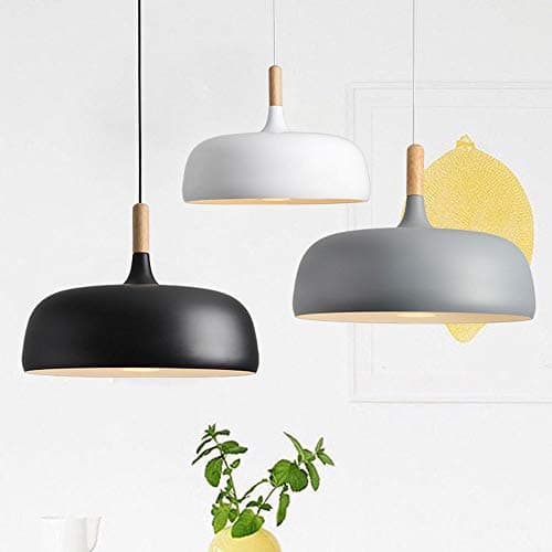 CSSYKV Nordic Style Restaurant Hanging Lamp Modern Minimalist Personality Metal Chandelier Creative Study Bar Coffee Shop Restaurant Led Single Head Lamp Pendant Light E27 — view 5