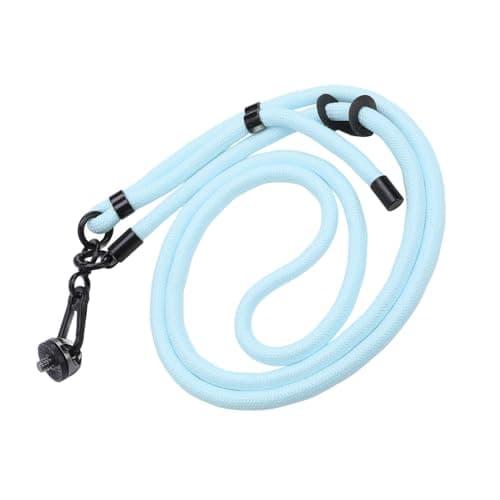 LIYJTK Action Camera Lanyard Adjustable Quick Release Anti Lost Rope for Pocket 3, Action 5, ONE X4 Adjustable Strap (Blue) — view 3