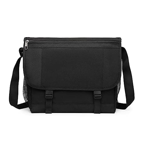Kono Laptop Messenger Bags Men's Shoulder Bag Fits 15.6 Inch Laptop Water Resistant Anti Theft Cross Body Satchel Briefcase for School Travel Work