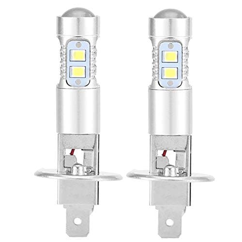 Xelord H1 Led, H1 Led Headlight Bulb 6000K, 2Pcs Car LED Bulbs, H1 LED Headlight Bulbs 1800 LM 6000K Super Bright Headlamp Bulbs Car LED Headlights Conversion Kit DC 12-28V LED High Low Beam Bulb