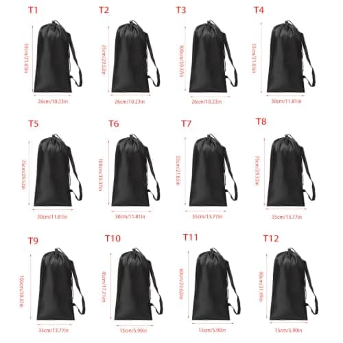 Camping Equipment Organizer 420D Nylon Water Resistant Drawstring Storage Pouch with Shoulder Strap for Outdoor Packing Camping Gear Storage Bag Outdoor Organizer Bag Hiking Equipment Fishing Gear — view 3