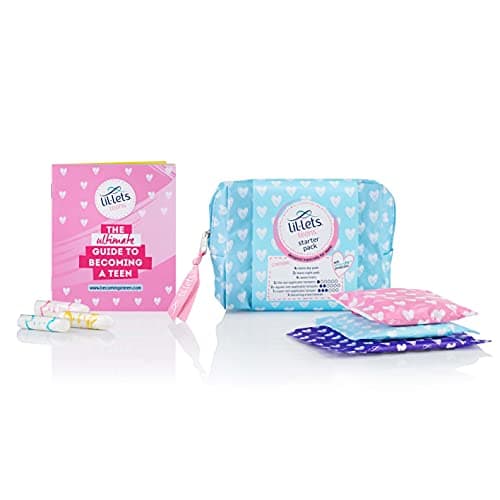 Lil-Lets Teens Starter Pack, Containing Teen Pads, Teen Pant Liners & Lil-Lets Non-Applicator Tampons, First Period Kit for Girls & Teenagers — view 5
