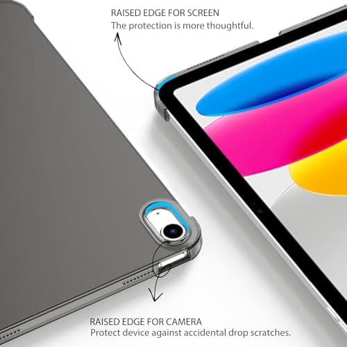EasyAcc Case for iPad (A16) 11th/10th Generation 2025/2022, Black — view 5