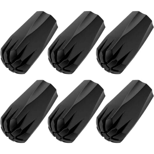 Limiebllu 6 Pcs Hiking Poles Rubber Buffer,11mm Walking Pole Rubber Tips