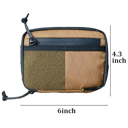 ROARING FIRE Brigos EDC Pouch, RFID Blocking, 3 Zippered & 5 Slip Pockets — view 3