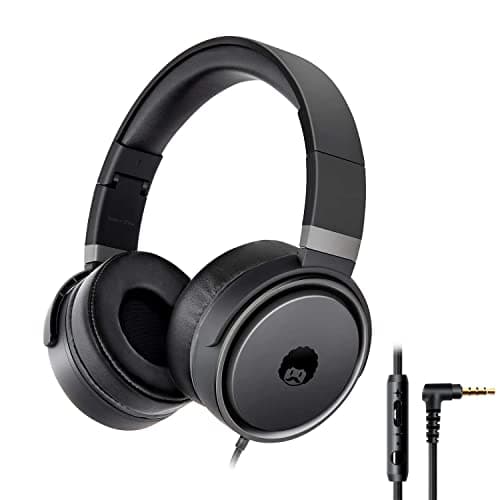 Rockpapa Circle ONE Foldable Kids Headphones Wired with Microphone &3.5mm