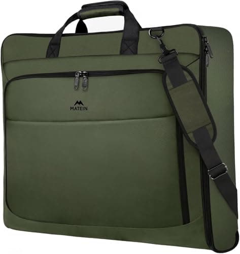 MATEIN Suit Carrier for Men, Travel Garment Bags with Strap for Business