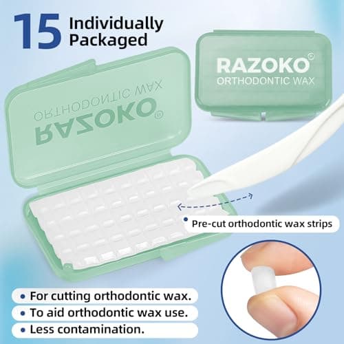 Orthodontic Wax for Braces,Food Grade,Safe for Kids & Adults — view 2