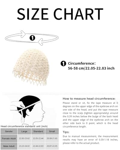 Julpsk Women's Lightweight Handmade Crochet Hat Boho Pearl Trim Beanie Cap for Beach Travel, Turquoise, One Size — view 6