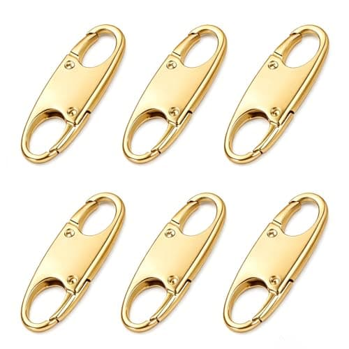 CSLGDMAI 6PCS Zipper Lock Clips,Outdoor Travel Clip