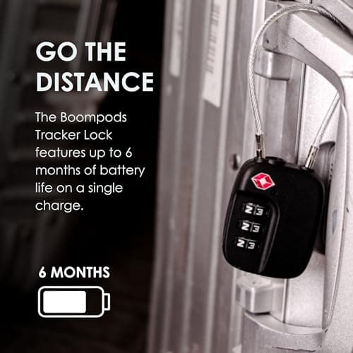Boompods Tracker Lock - Bluetooth, Blue — view 5