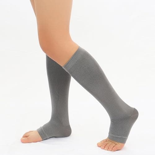 KEYRI 3 Pairs Flight Compression Socks, Toeless Support Socks Open Toe — view 4