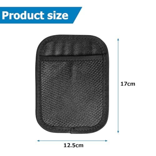 JNNJ Car Storage Organizer Net, Car Sundries Holder Mesh Bag, Self-Adhesive Phone Storage Bag, Vehicles Interior Universal Mini Elastic Rack Multifunctional — view 2