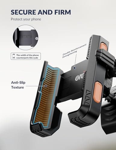 Grefay Bike Phone Holder for Handlebar Motorcycle Bicycle E-Bike Scooter — view 4