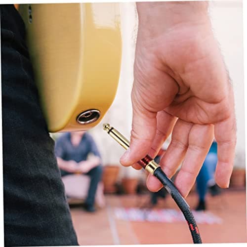 FUNNETOYU 6pcs Female Jack to Jumbo Plug Adapter for Guitar Stereo Non-slip to Mono Jack — view 3