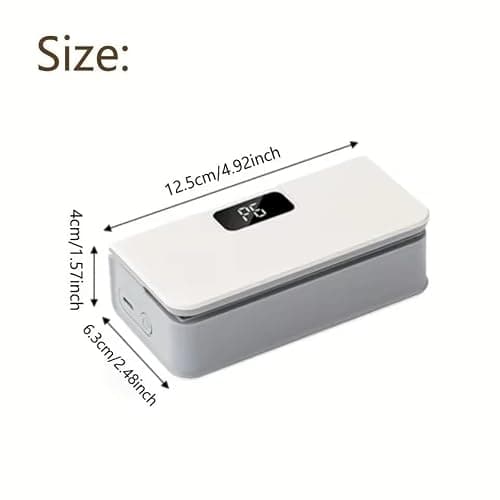 2-in-1 Mini Bag Sealer, USB Rechargeable Vacuum Sealers for Food Storage, Cordless Bag Sealer with LED Display, 6 Heat-Seal Modes, Portable Kitchen Appliance for Snacks & Freshness (White) — view 6